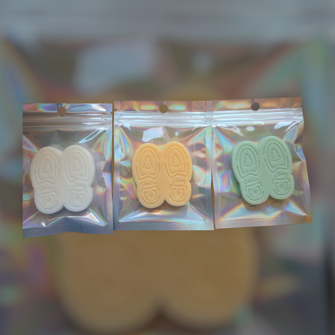 Santa's small print wax melts