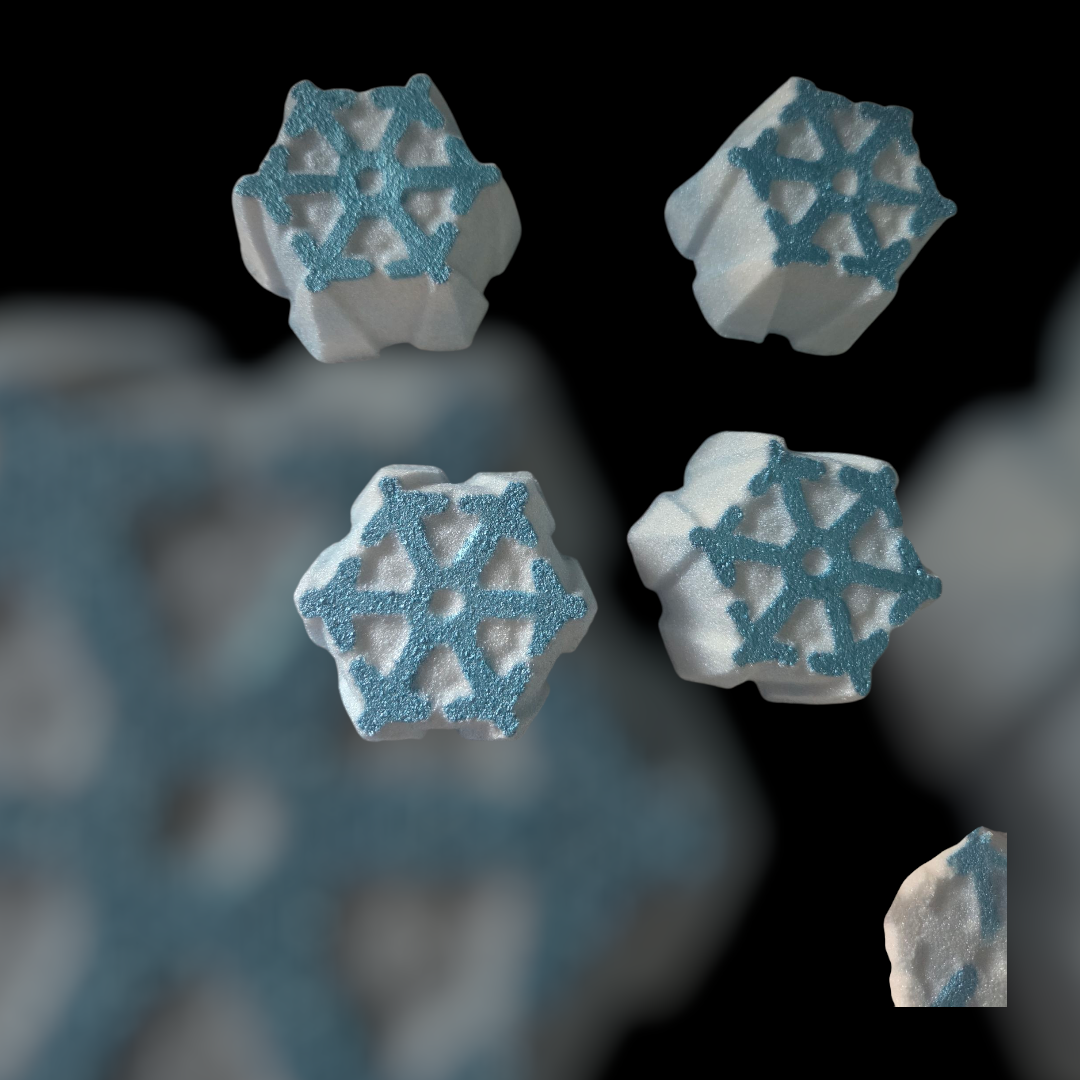 Chunky Snowflake Bath Bomb