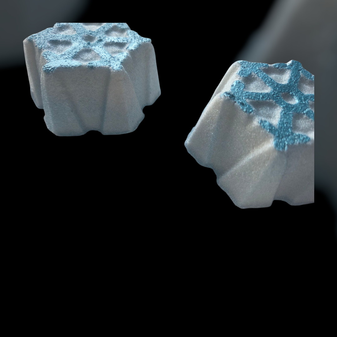Chunky Snowflake Bath Bomb