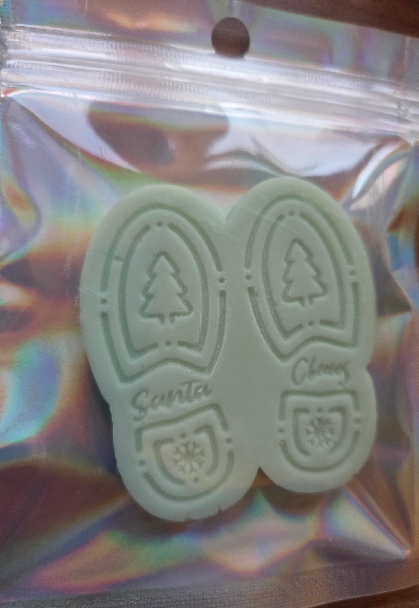 Santa's small print wax melts