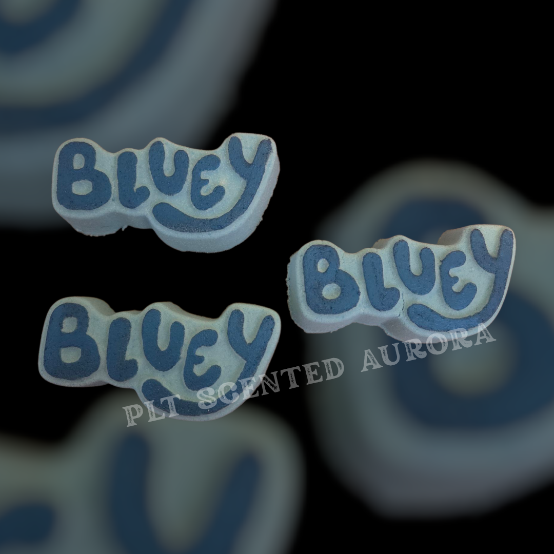 Blue Dog Sign bath bomb