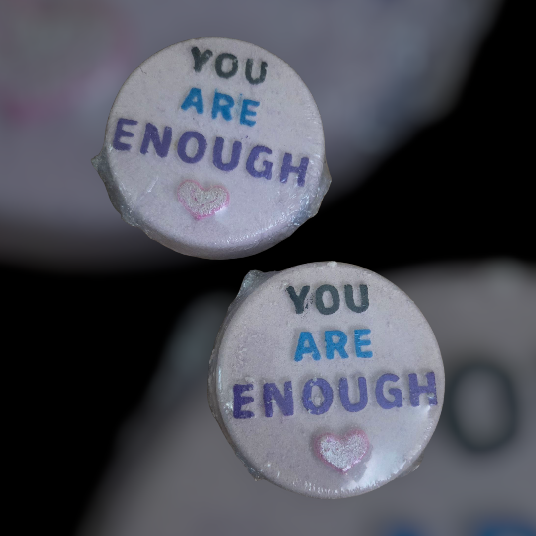You are enough ♡ bath bombs