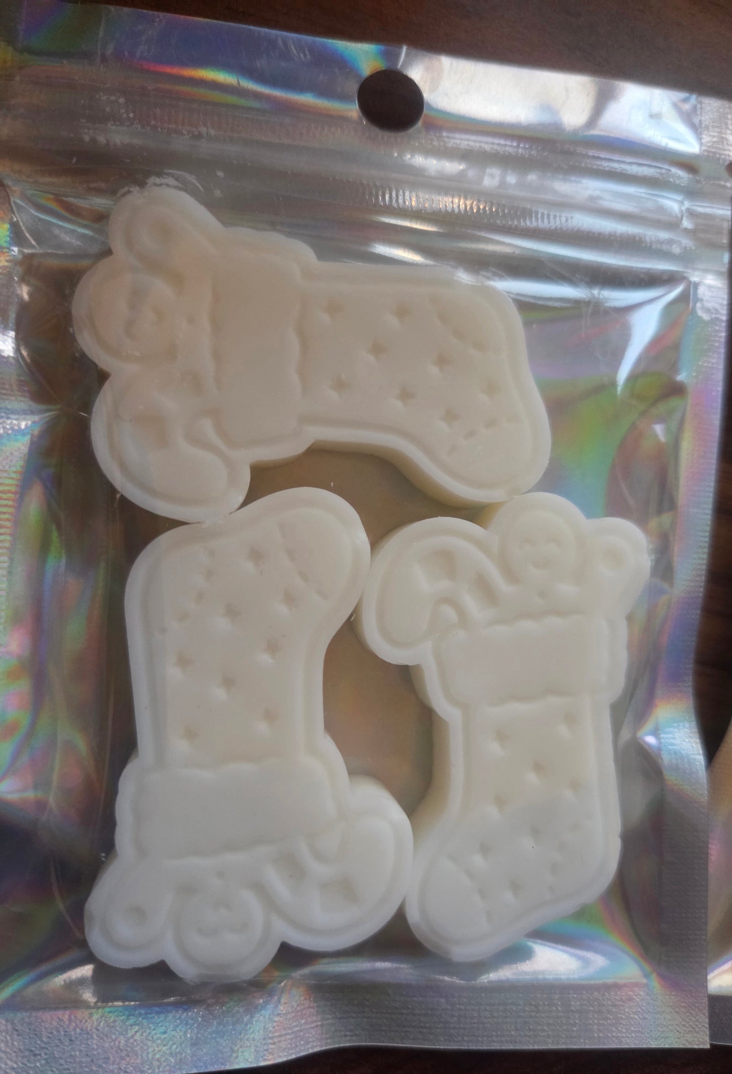 Christmas wax melt stockings