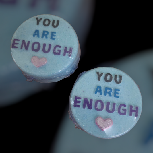 You are enough ♡ bath bombs